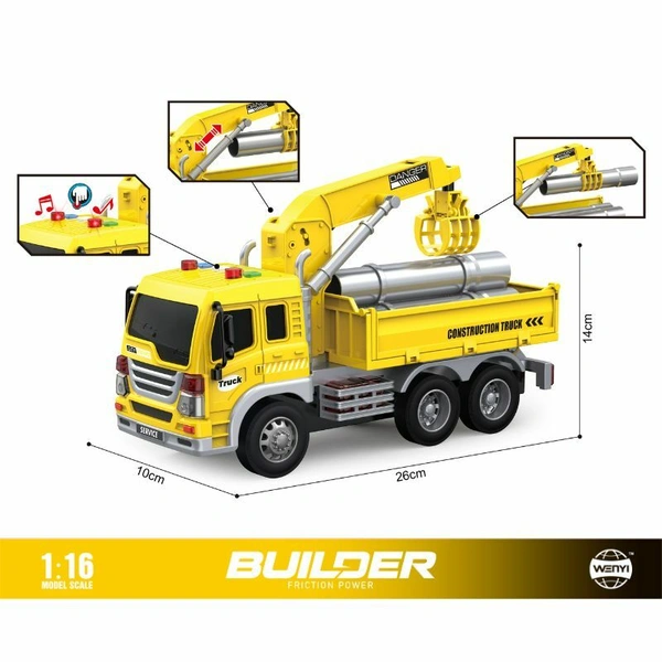Kamion 1:16 Sa Zvukom I Svetlom Wy300c