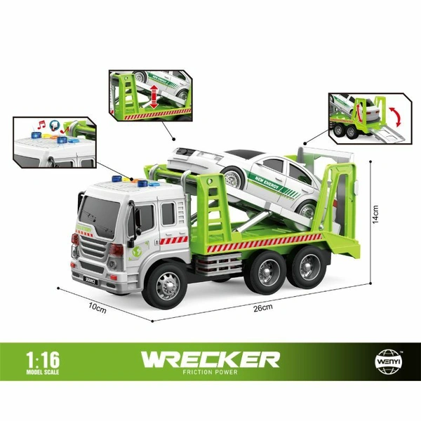 Kamion Sa Autom 1:16 Sa Zvukom I Svetlom Wy300h