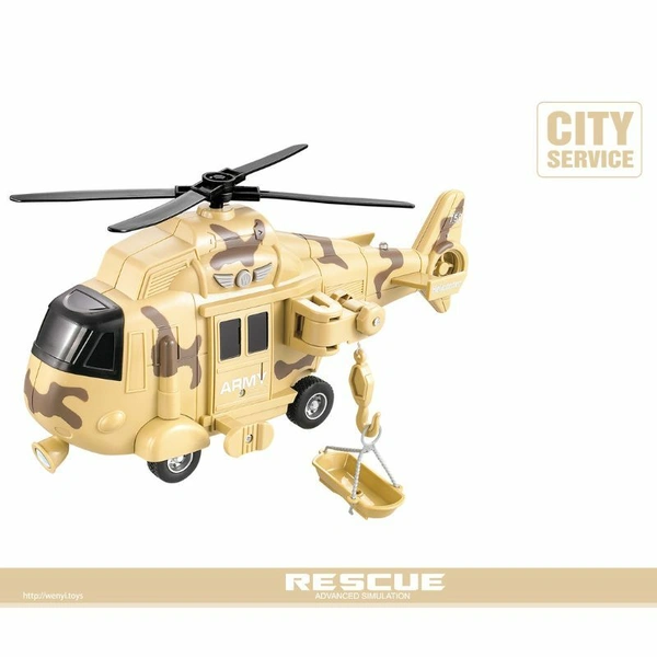 Vojni helikopter 1:16 sa zvukom i svetlom wy751b