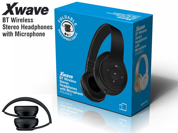 Xwave MX350 black Bluetooth slušalice sa mikrofonom