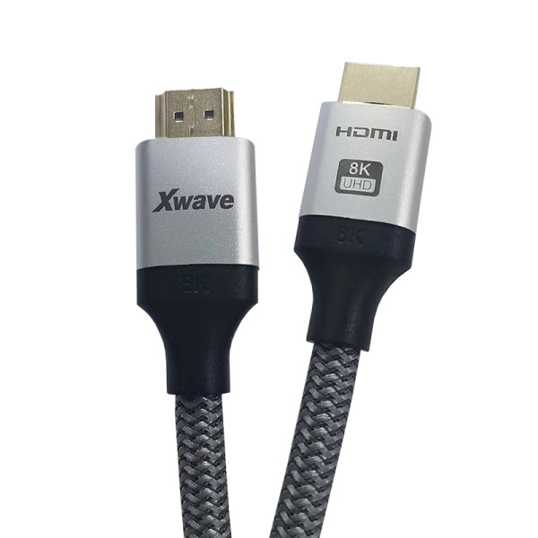 Xwave Kabl HDMI 2.1 8K 1.5m HDR,upleten,30AWG,golden plate,blister