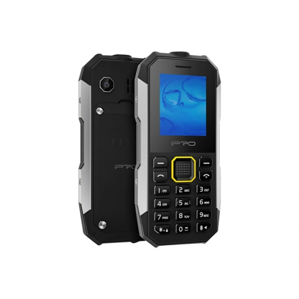 IPRO Shark II crni Obični mobilni telefon 2G/DualSIM/IP67