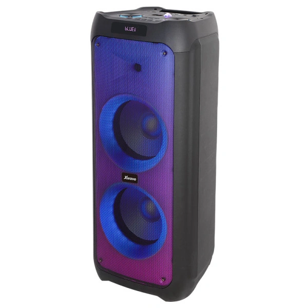 Xwave Party 1024 Bluetooth zvučnik TWS/100W/FM/USB/TF/AUX/2 x 10&quot;/LED color