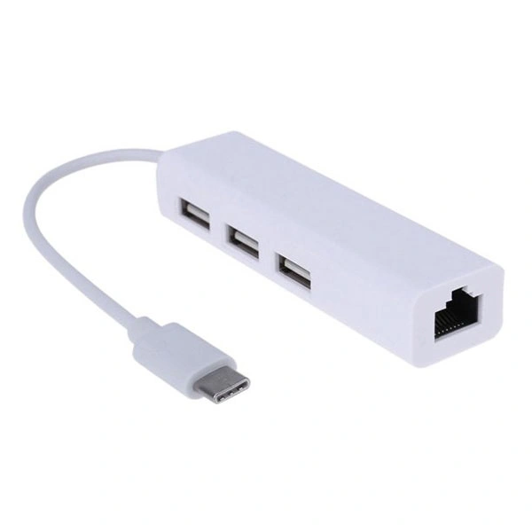 USB 3.1 TIP C na 3xHUB + RJ45
