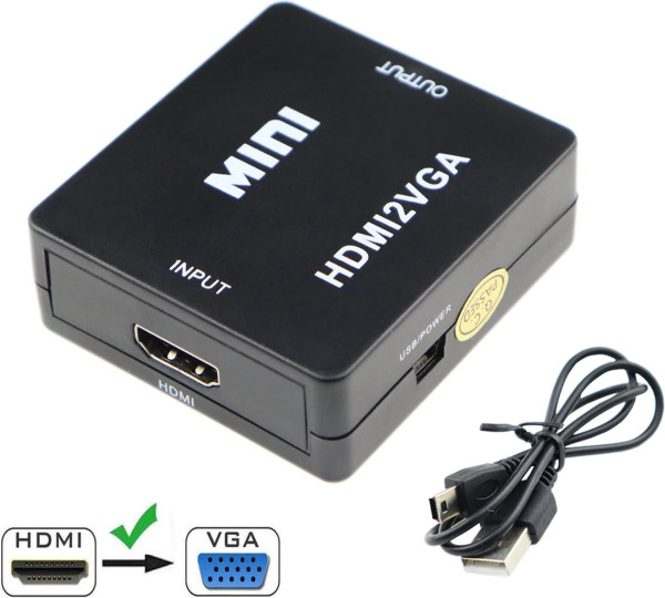 Adapter HDMI na VGA 1080P