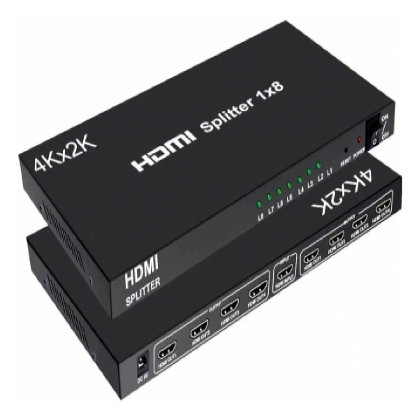 HDMI Spliter 1x8  2.0V (4K @ 60Hz)