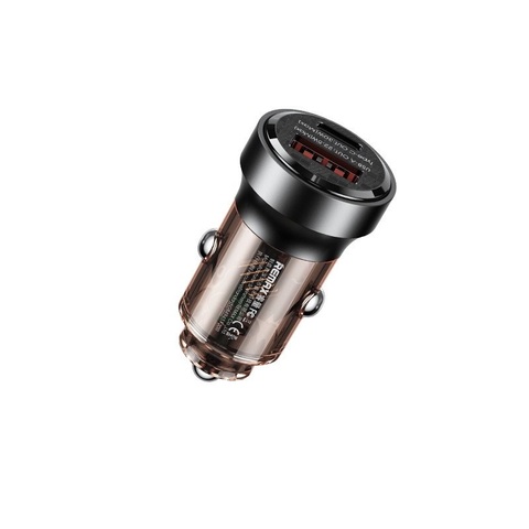 Auto Punjac  1XUSB+1XTIP C  QC 30W  RCC338, crni REMAX