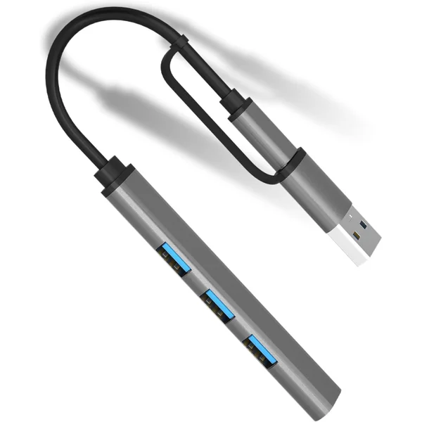 USB 3.1 TIP C+USB 3.0 na 4xHUB 3.0 metal