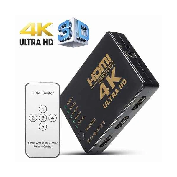 HDMI switch 5u1 HDS-006 4K