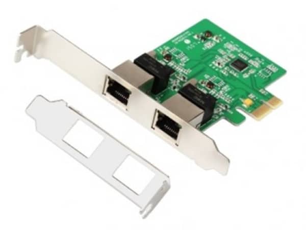 LAN MK E-Green PCI-E 2xRJ45 10/100/1000 Mbp/s