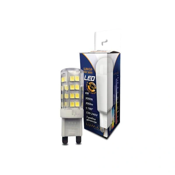 Led sijalica Lumax LUMEG9-4W 3000K