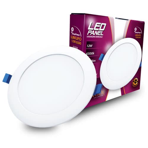 Led panel SF LUMUPO-12W 6500 ugradni, krug