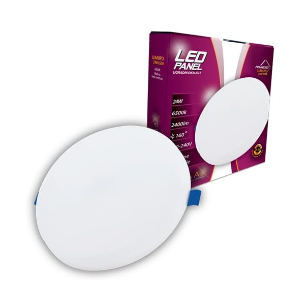 Led panel SF LUMUPO-24W 6500 ugradni, krug