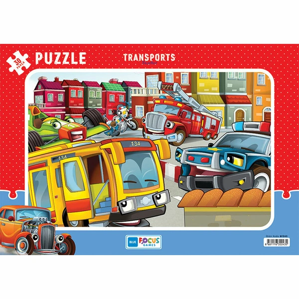 PUZZLE 30 delova TRANSPORTS BF243