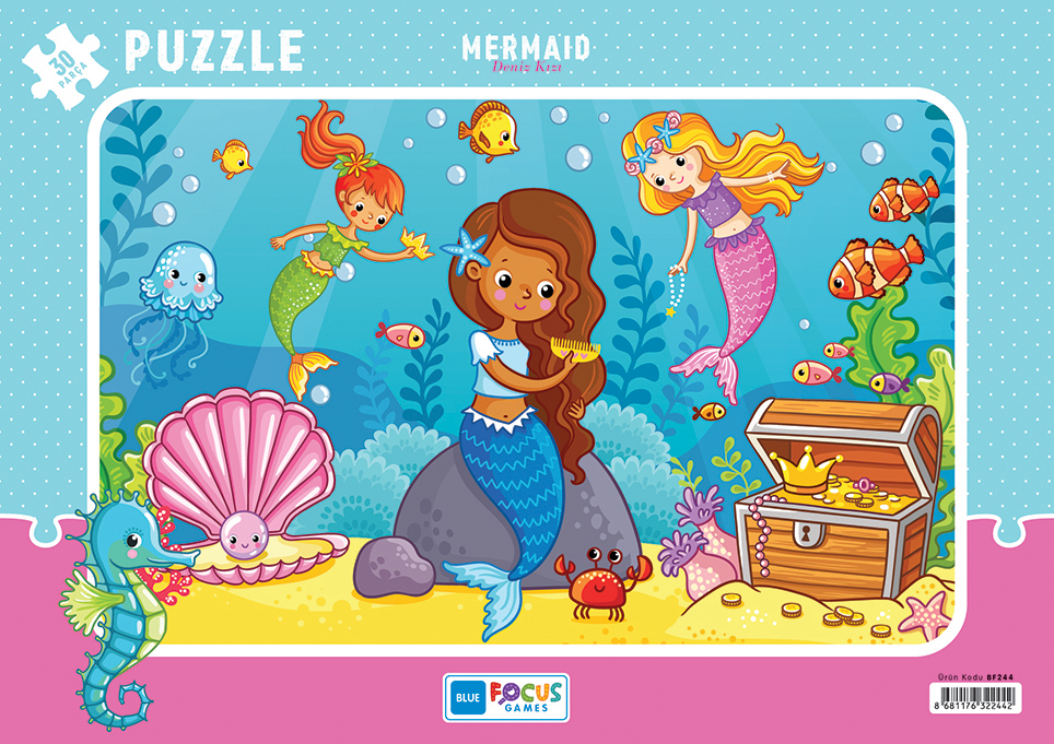 PUZZLE 30 delova MERMAID BF244