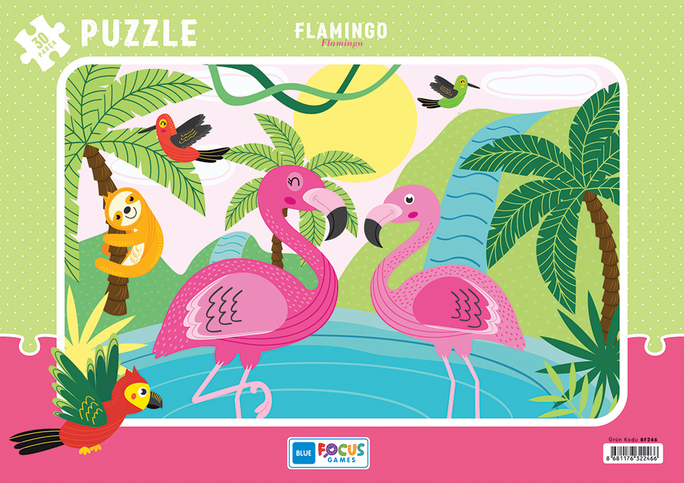 PUZZLE 30 delova FLAMINGO BF246