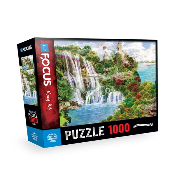 PUZZLE 1000 delova FOREST AND WATERFALL BF288