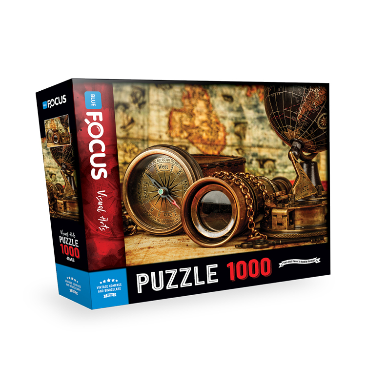 PUZZLE 1000 delova VINTAGE COMPASS AND BINOCULARS BF291