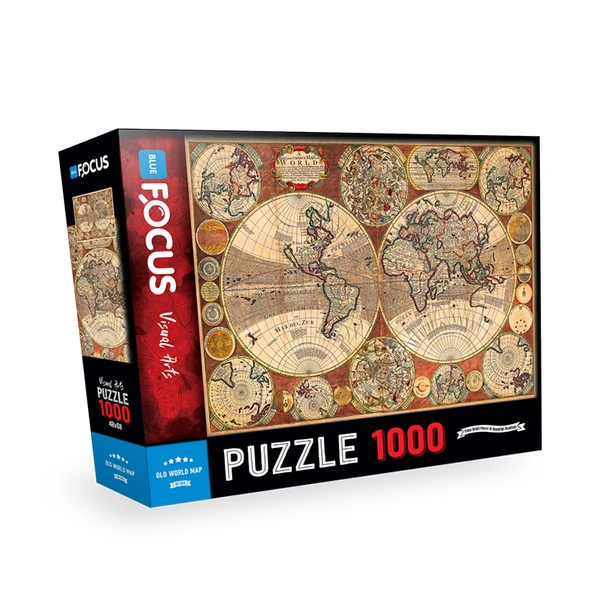PUZZLE 1000 delova OLD WORDL MAP BF389