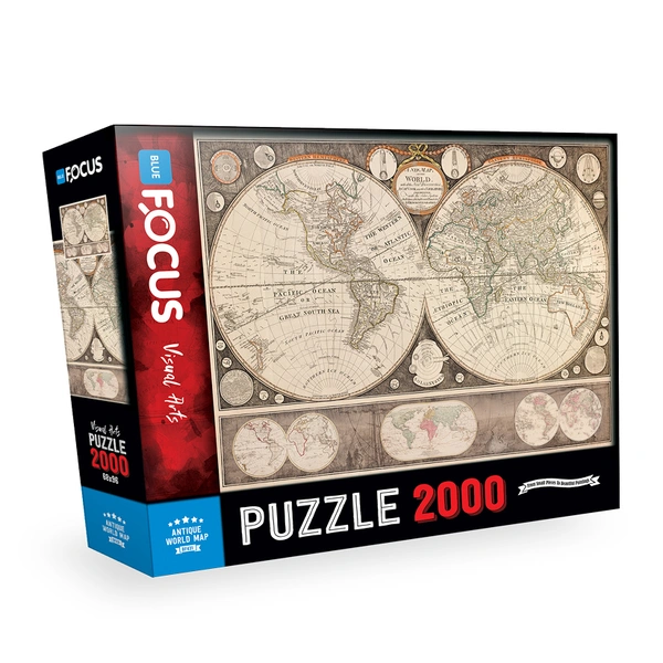 PUZZLE 2000 delova ANTIQUE WORLD MAP BF431