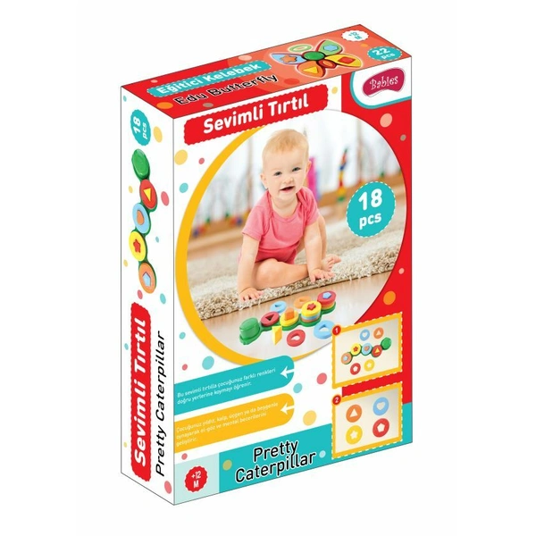 Edukativna igračka gusenica