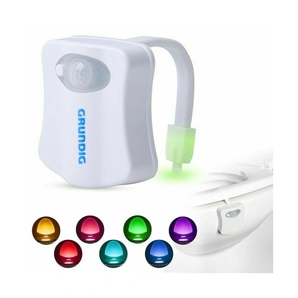 Grundig Toalet Lampa sa senzorom 7LED Boja