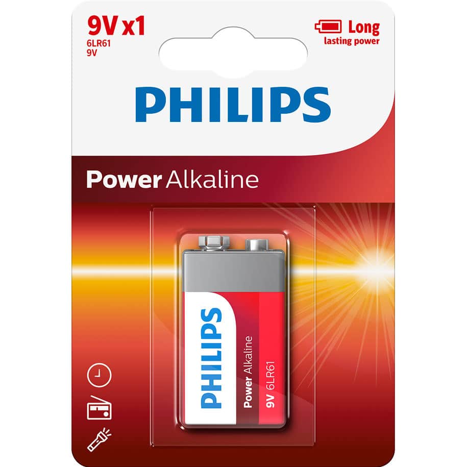 Philips Baterija Powerlife 6LR61/9V