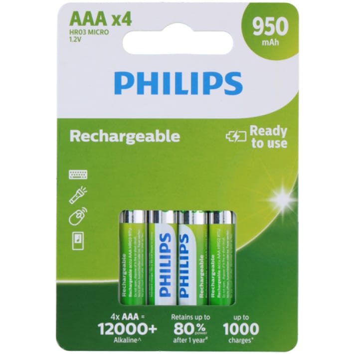 Philips Baterija AAA NiMH 1.2V 950mAh