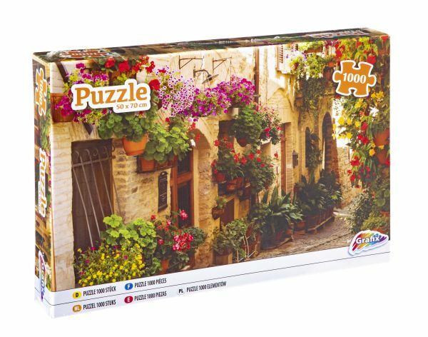 PUZZLE 1000 delova NARROW STREET FLOWERS 400002