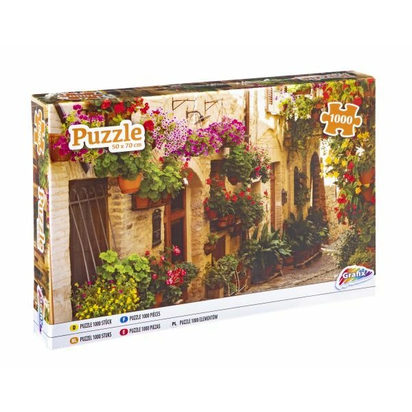 PUZZLE 1000 delova NARROW STREET FLOWERS 400002