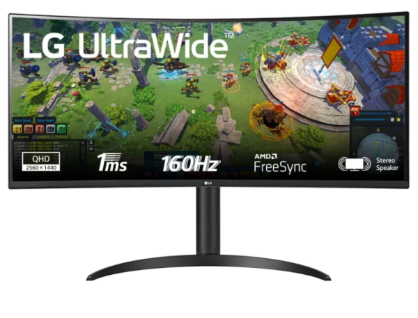 Monitor 34&quot; LG UltraWide 34WP65CP-B 3440x1440/160Hz/5ms/HDMI/DP