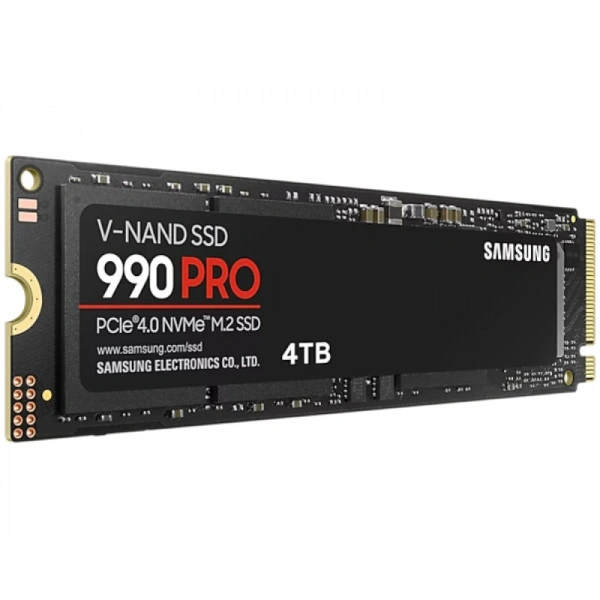 Samsung SSD M.2 NVMe 4TB 990 PRO, 7450/6900MBs MZ-V9P4T0BW