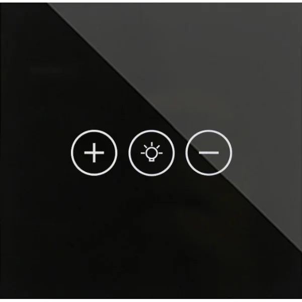 Pametni dimer prekidač TUYA crni