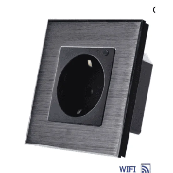 Pametna utičnica ugradna TUYA AL 16A crna