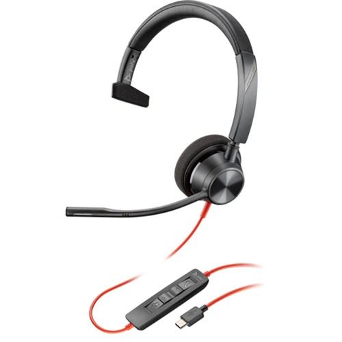 HP Poly Slušalice 3310 Mono USB-C +USB-C/A Adapter