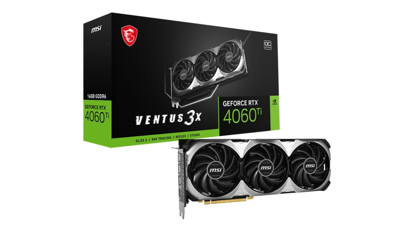 MSI RTX 4060TI VENTUS 3X E 8G OC