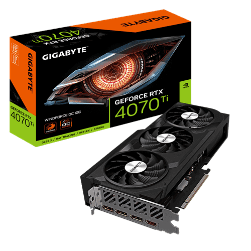 Gigabyte GeForce RTX 4070 Ti Windforce OC 12GB GV-N407TWF3OC-12GD