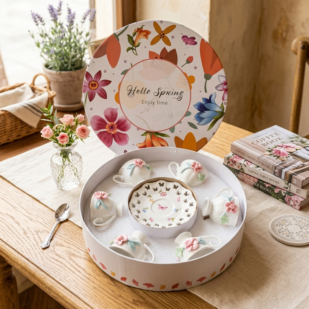 ŠOLJA SET 6/1 3D CVET OP25412 WY