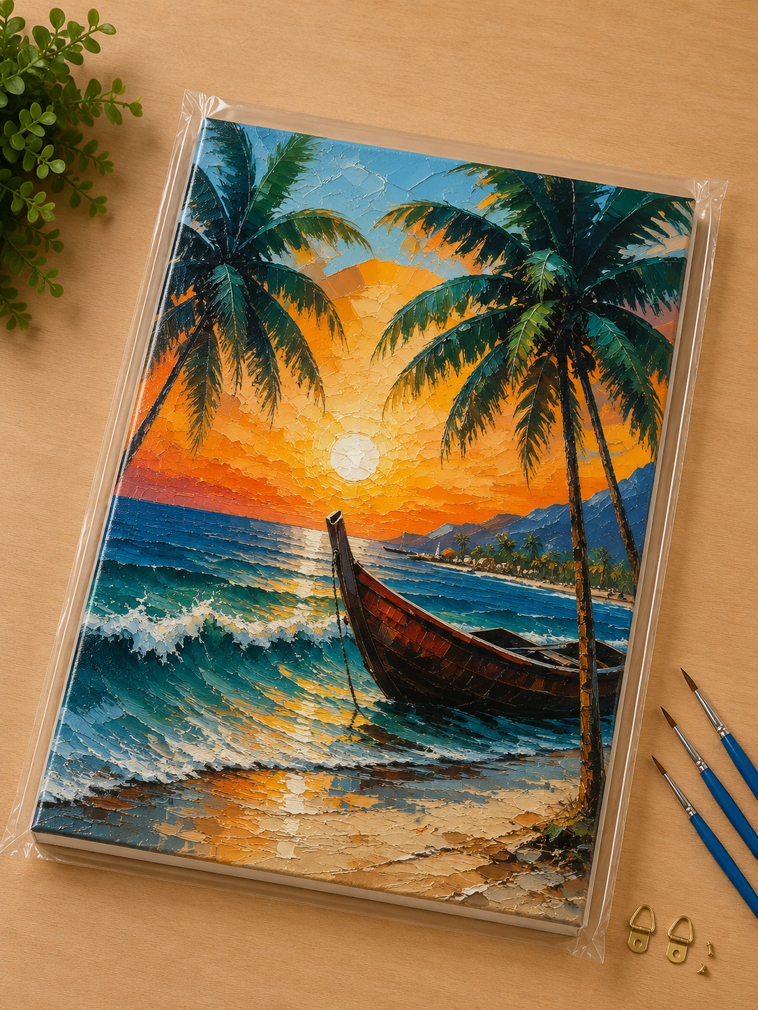 BOJENJE PO BROJEVIMA SET ZALAZAK SUNCA 40x50 *AK