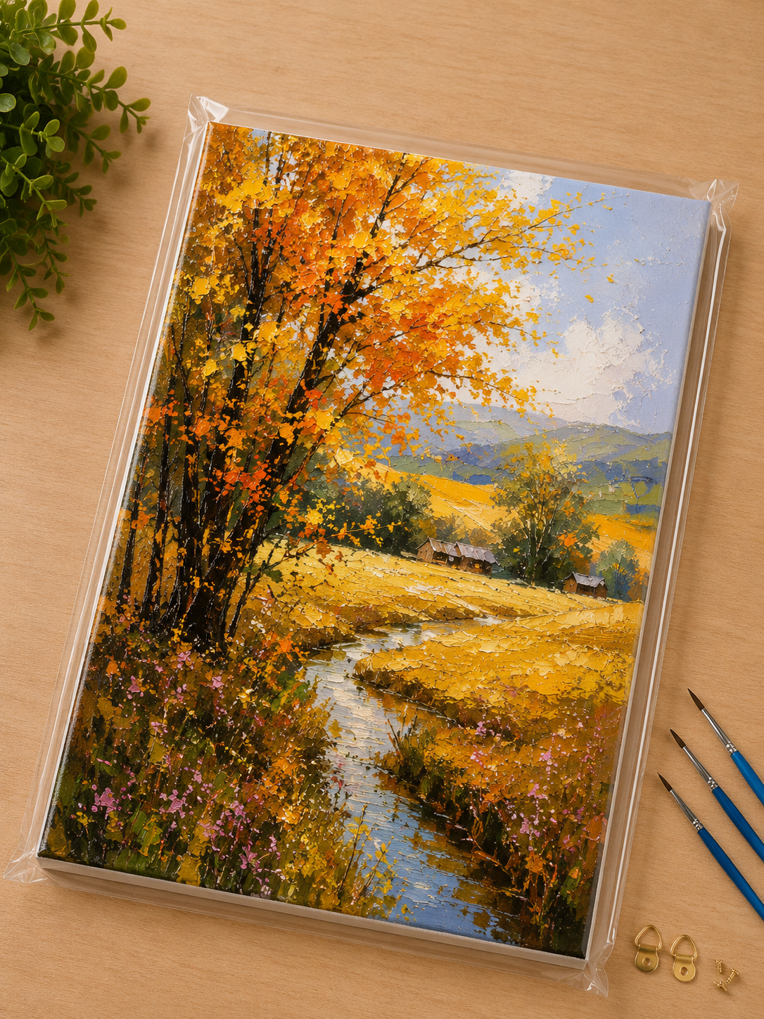 BOJENJE PO BROJEVIMA SET JESEN 40X50CM *AK