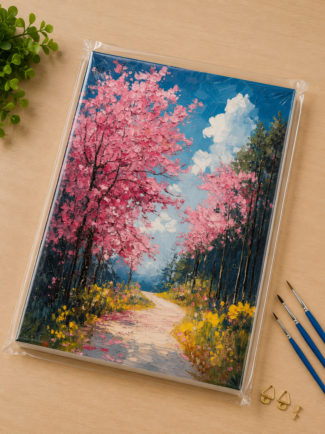 BOJENJE PO BROJEVIMA SET TREŠNJE 40X50CM *AK