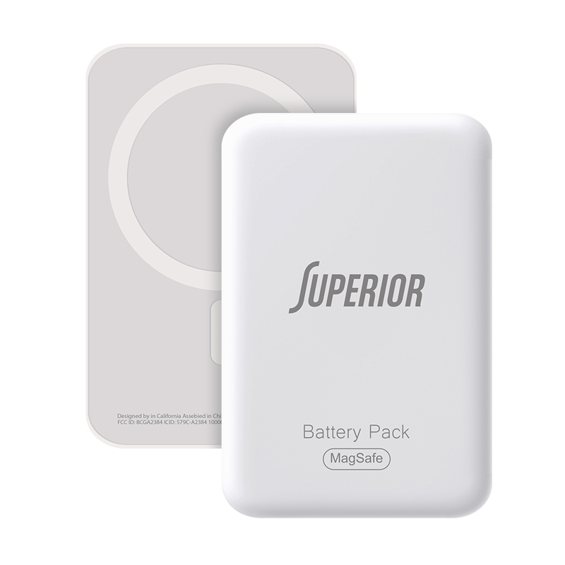 POWER BANK EXTERNA BATERIJA SUPERIOR MAGSAFE 15W 10000mAh BELA ŽIČNO USB-C + BEŽIČNO PUNJENJE *SR NOVO +