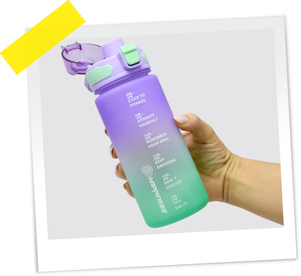 FLAŠICA ZA VODU MAT MIX 5 BOJA 650 ML OP25066 WY