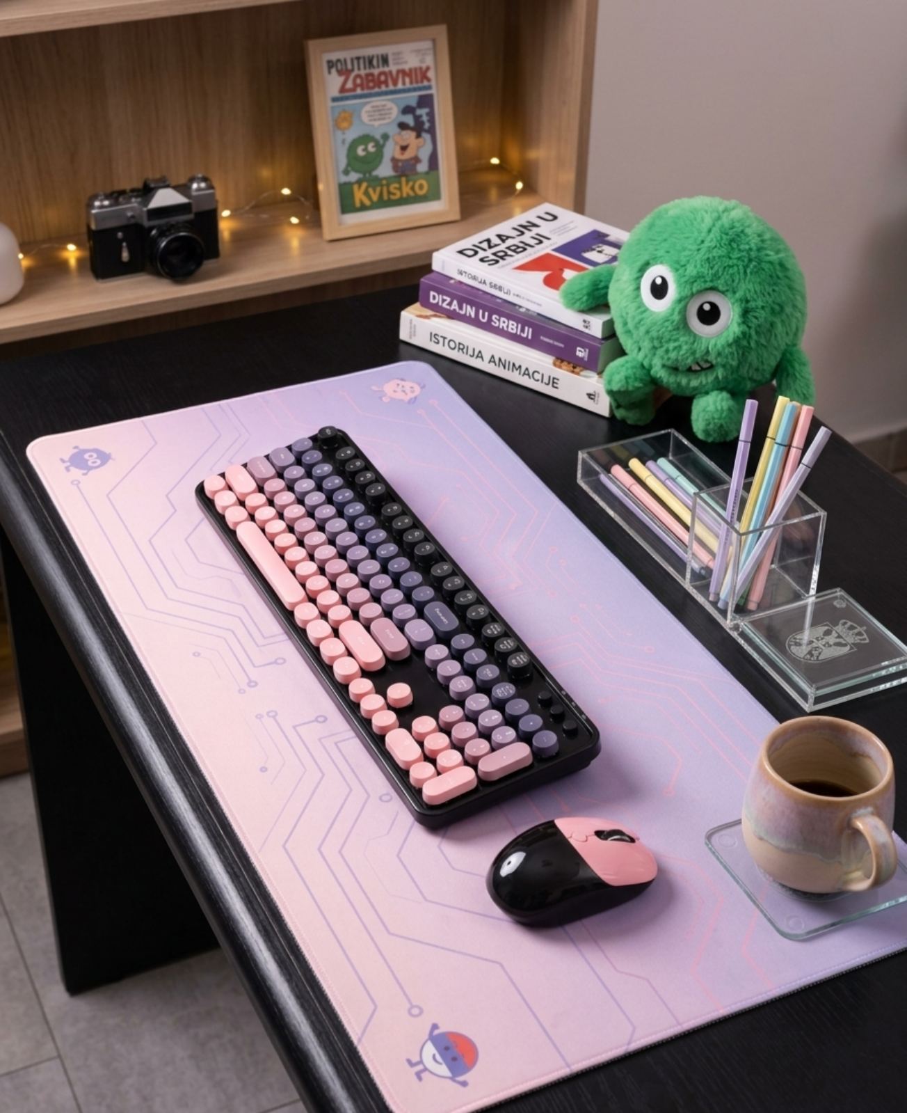 TASTATURA I MIŠ BEŽIČNI SET MIX 2 BOJE OP25158 WY