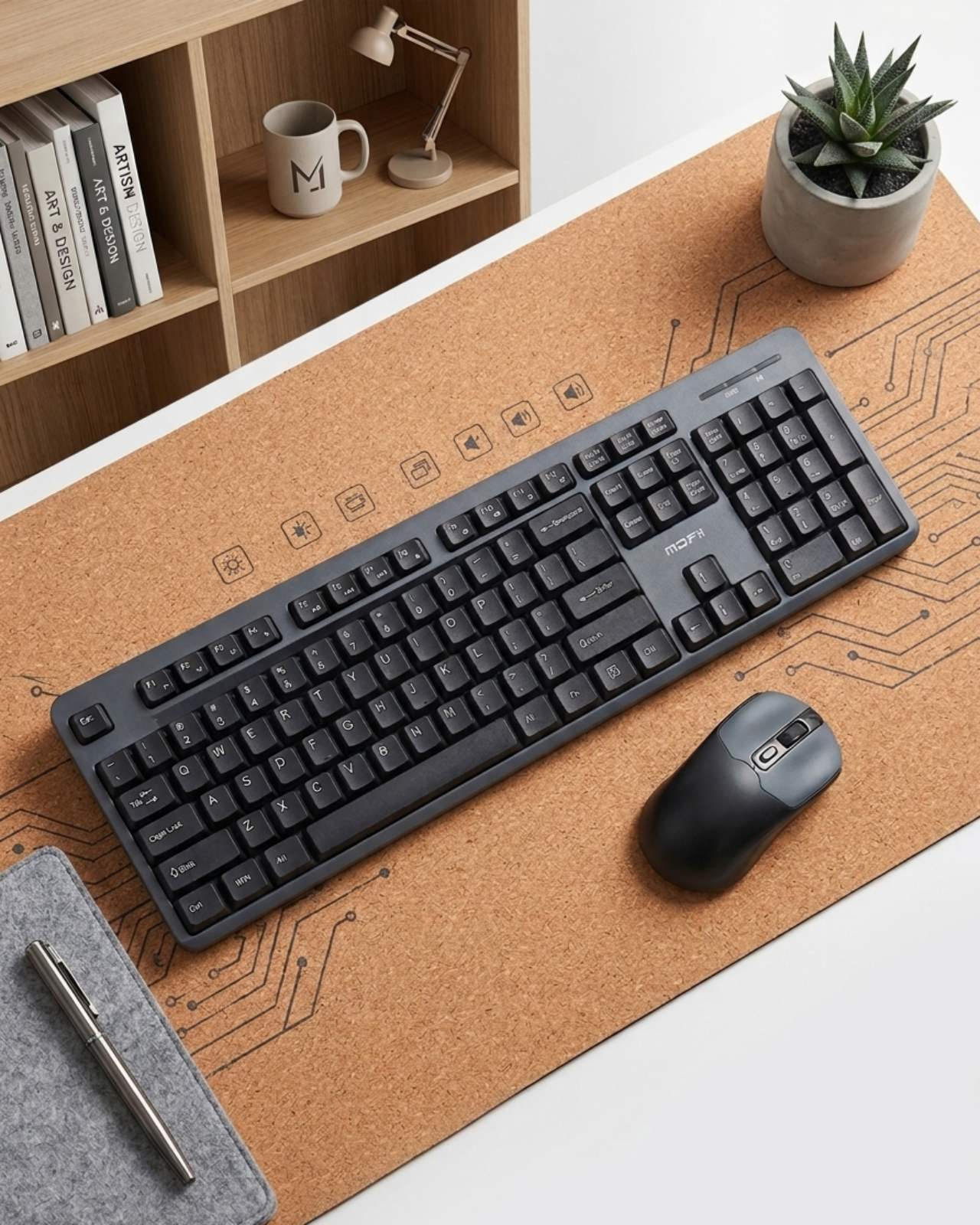 TASTATURA I MIŠ BEŽIČNI CRNA BOJA OP25159 WY