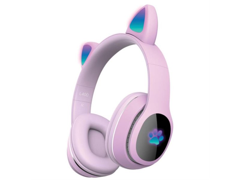 SLUŠALICE XWAVE L400 LED BLUETOOTH STEREO LJUBIČASTE SA MIKROFONOM *MD *SR