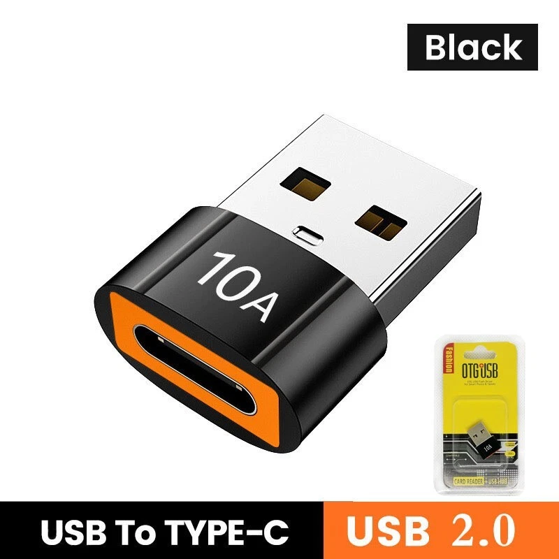 ADAPTER OTG FASHION USB-A MUŠKI NA USB-C ŽENSKI CRNI *MD *SR