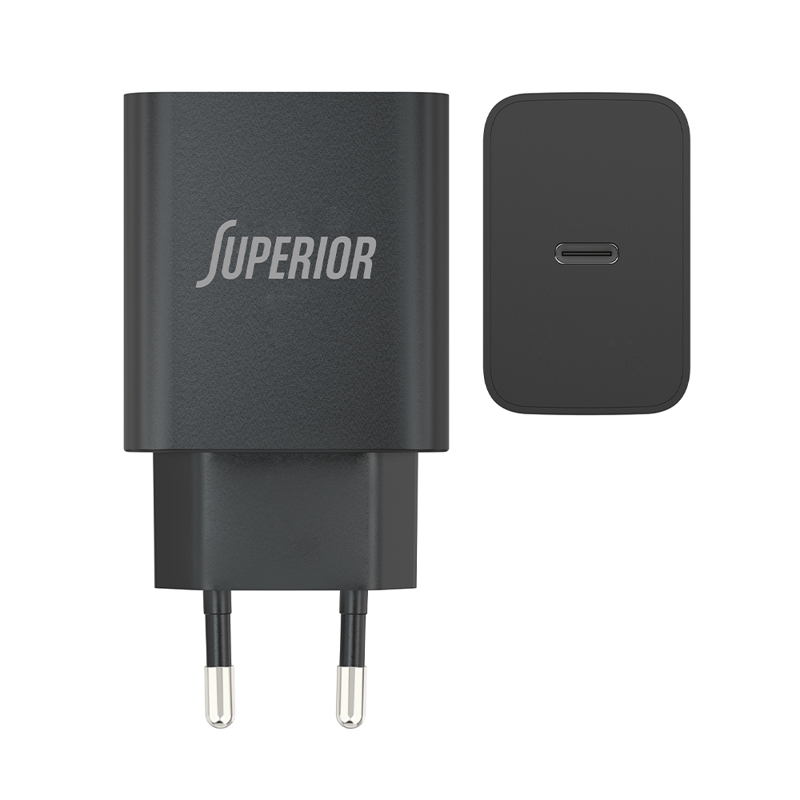 PUNJAČ BEZ KABLA SUPERIOR SU-4500 45W CRNI P1165 *MD *SR