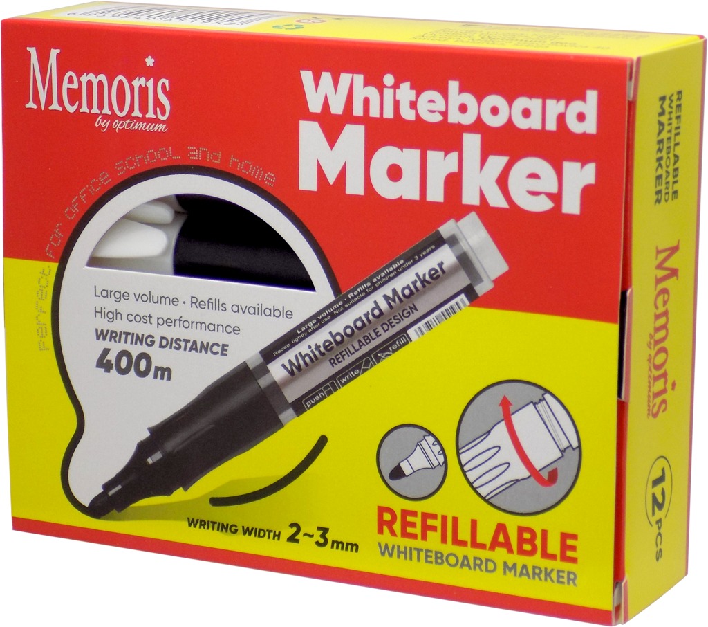 MARKER ZA BELU TABLU Memoris CRNI MF22320 1/12 *AK