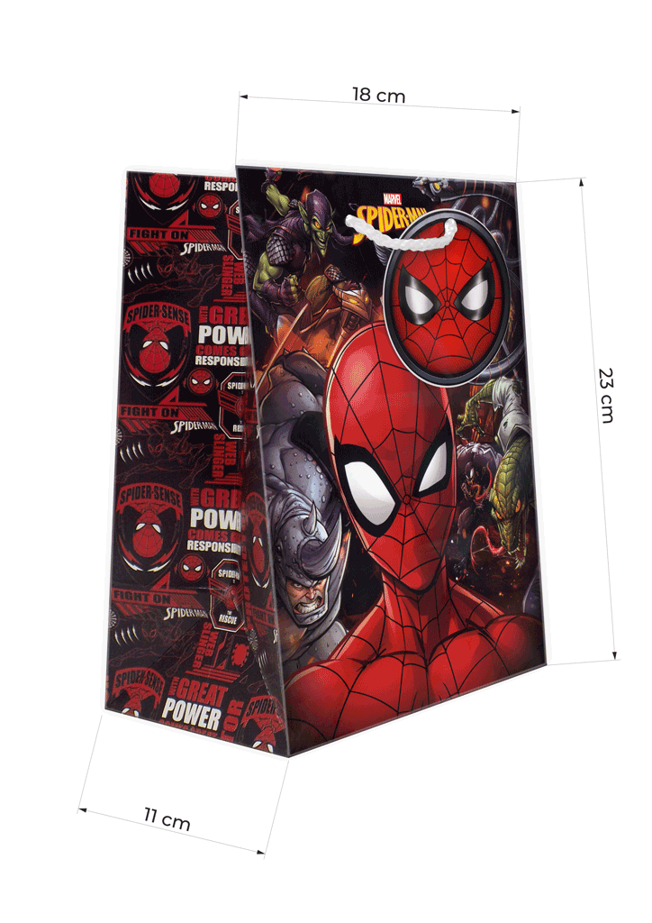 KESA UKRASNA M 18X11X23 SPIDERMAN 508289 *SY